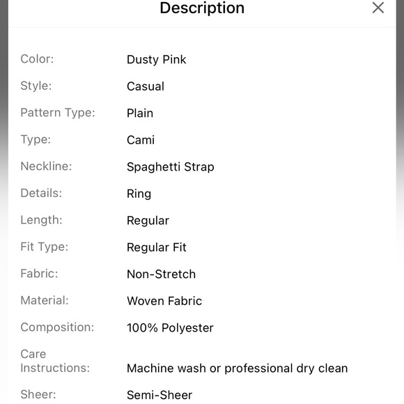 Chain detail cami top - Picture 7 of 7